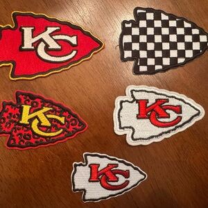 NEW Kansas City Chiefs Arrowhead Embroidered Patches